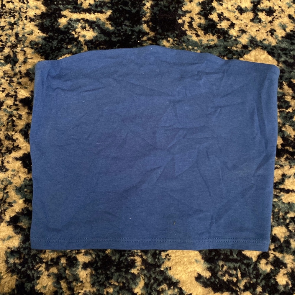 blue garage tube top